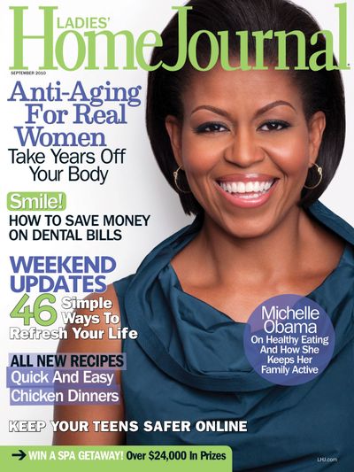  Ladies’ Home Journal’s September issue features first lady Michelle Obama.  (Associated Press)