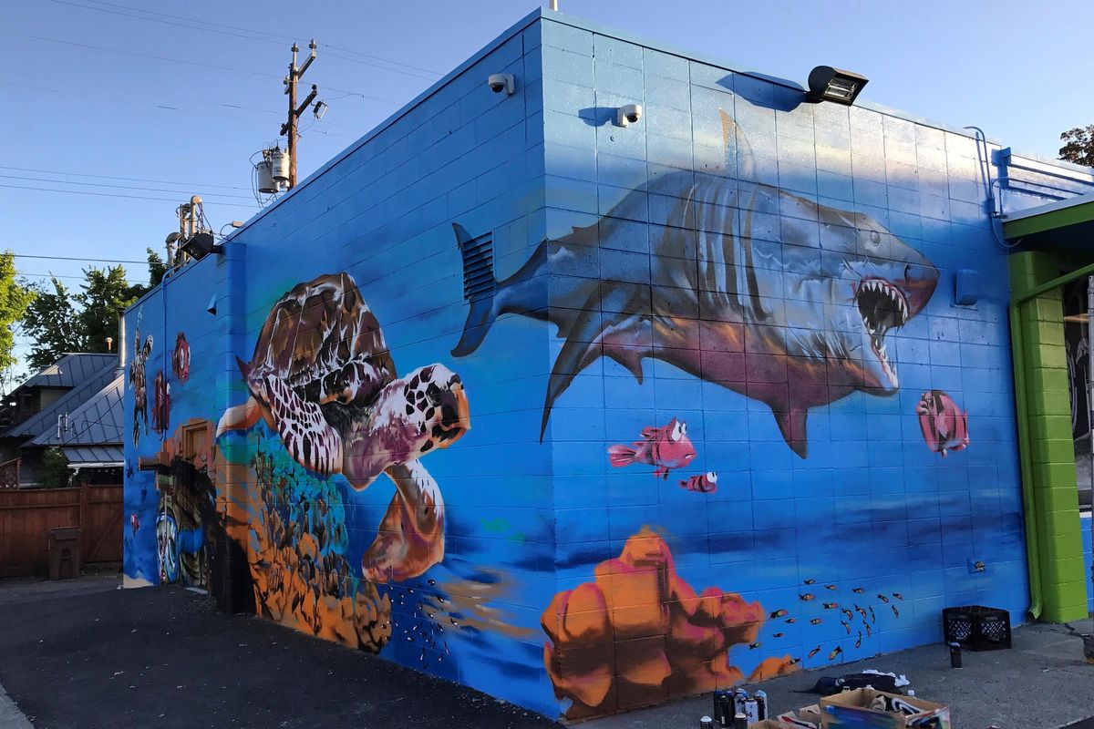 Artist Daniel Lopez recently finished this mural in the West Central neighborhood. (Courtesy of Daniel Lopez)