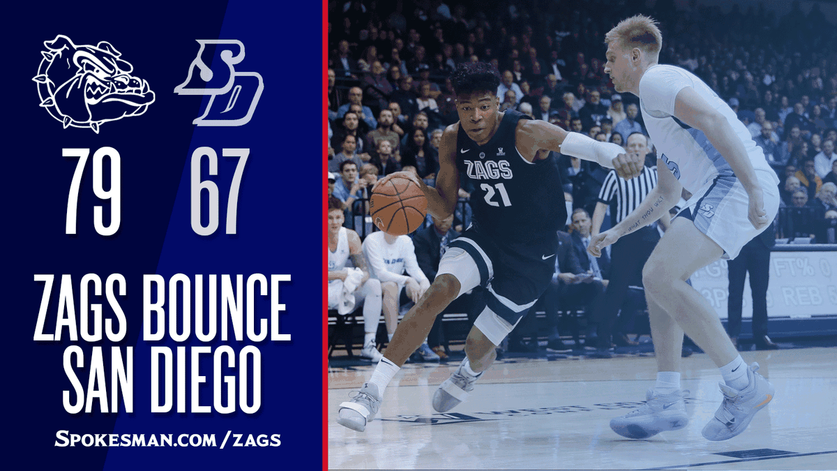 Recap and highlights Rui Hachimura helps No. 3 Gonzaga fend off San