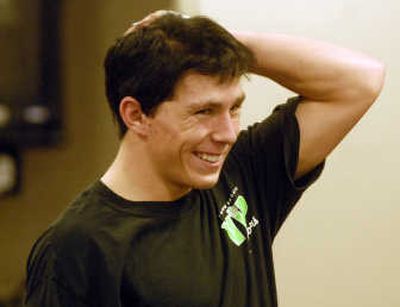 
University wrestler Brian Owen is all smiles about his senior season. 
 (J. Bart Rayniak / The Spokesman-Review)