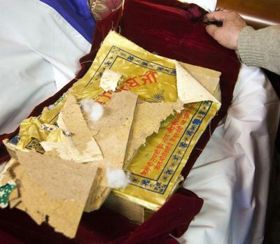 The Sikh Temple of Spokane's holy book, the Sri Guru Granth Sahib, had pages torn by a vandal on Wednesday evening. The damage was discovered on Thursday morning. (Dan Pelle / The Spokesman-Review)