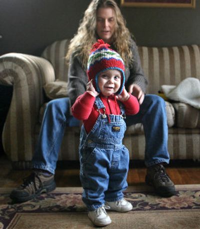 
Riley Rogers and Tina Carlsen Thursday in Puyallup, Wash. 
 (Associated Press / The Spokesman-Review)