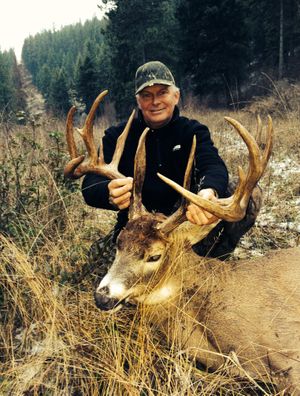 Colville-area bowhunter Jim Ebel bagged this trophy whitetail buck on Nov. 30 in Ferry County.