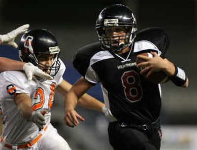 
ACH quarterback Josh Goodwin, who rushed for 131 yards, turns the corner on the Odessa defense. Special to the Spokesman-Review
 (Patrick Hagerty Special to the Spokesman-Review / The Spokesman-Review)