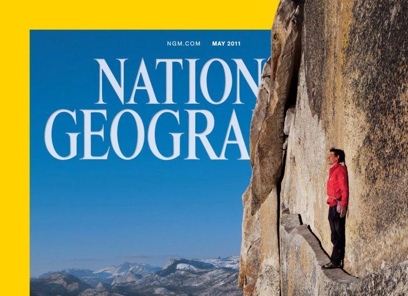 Rock climber Alex Honnold was featured on the cover of National Geographic in May 2011 and then on 60 Minutes in October 2011.