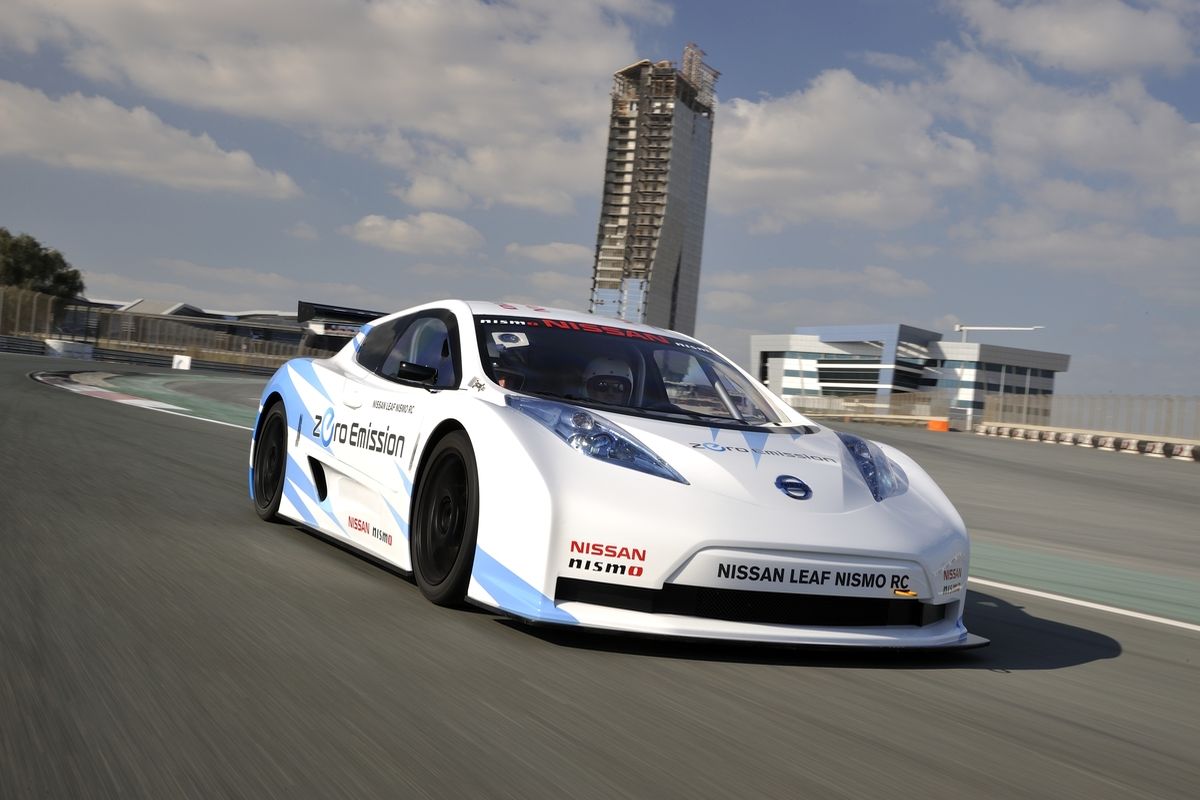 Nissan LEAF NISMO RC (Racing Competition) Takes Zero Emission Strategy to a New Dimension - The Race Track. (Nissan )