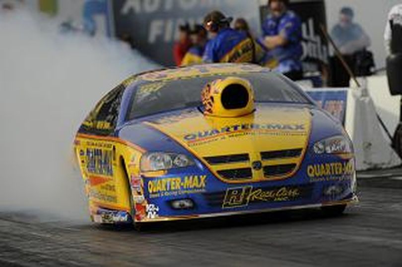 Rickie Jones takes off in his Dodge Pro Stock. (Photo courtesy of NHRA) (The Spokesman-Review)