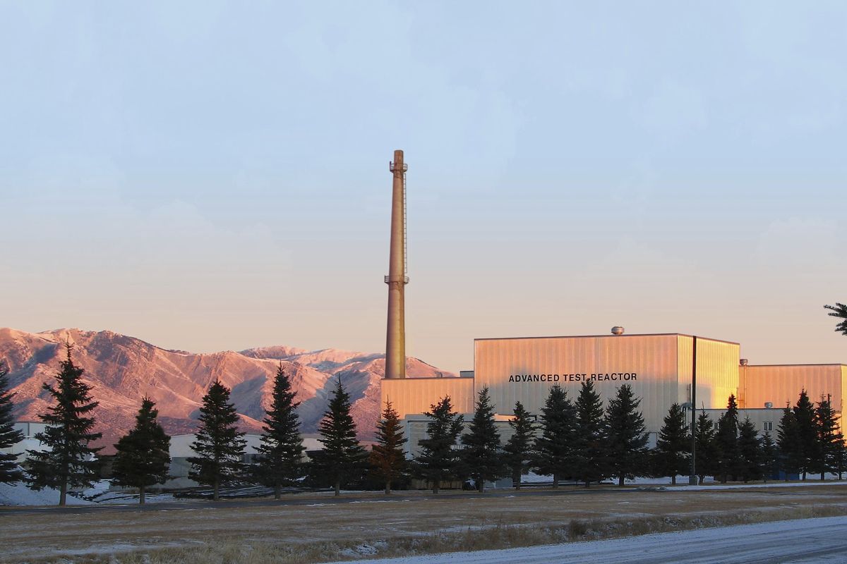 The Advanced Test Reactor is shown Jan. 31, 2007, at Sunrise at Idaho National Laboratory’s desert site about 50 miles west of Idaho Falls.  (Idaho National Laboratory)