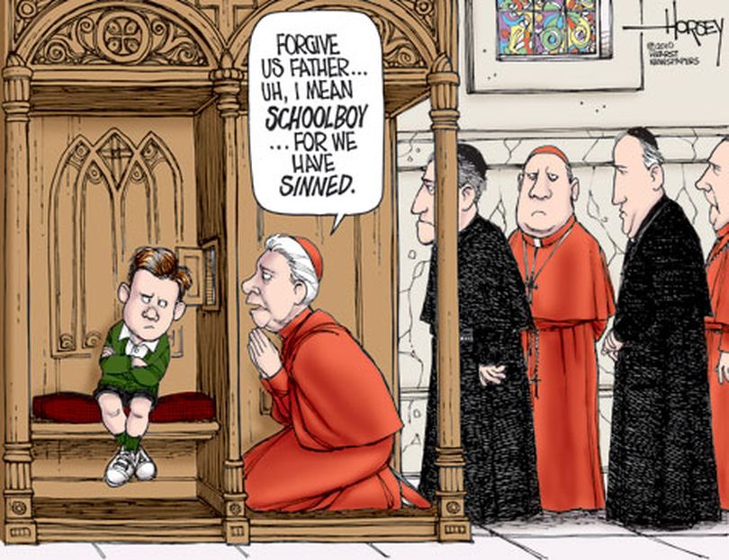 David Horsey,davidhorsey.com,seattlepi.com]
The Confession is good for the soul...