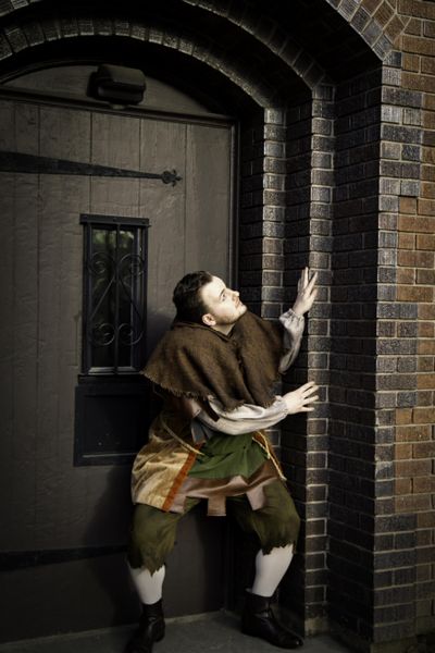 Conner Ealy as Quasimodo in Aspire Community Theatre’s production of “The Hunchback of Notre Dame.” (Preservation Photography)