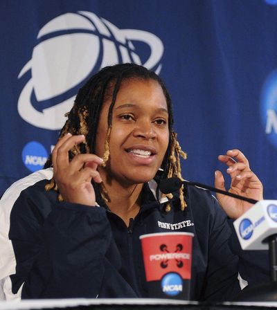 Penn State women’s basketball head coach Coquese Washington intends on going back to practicing law at some point. (Associated Press)