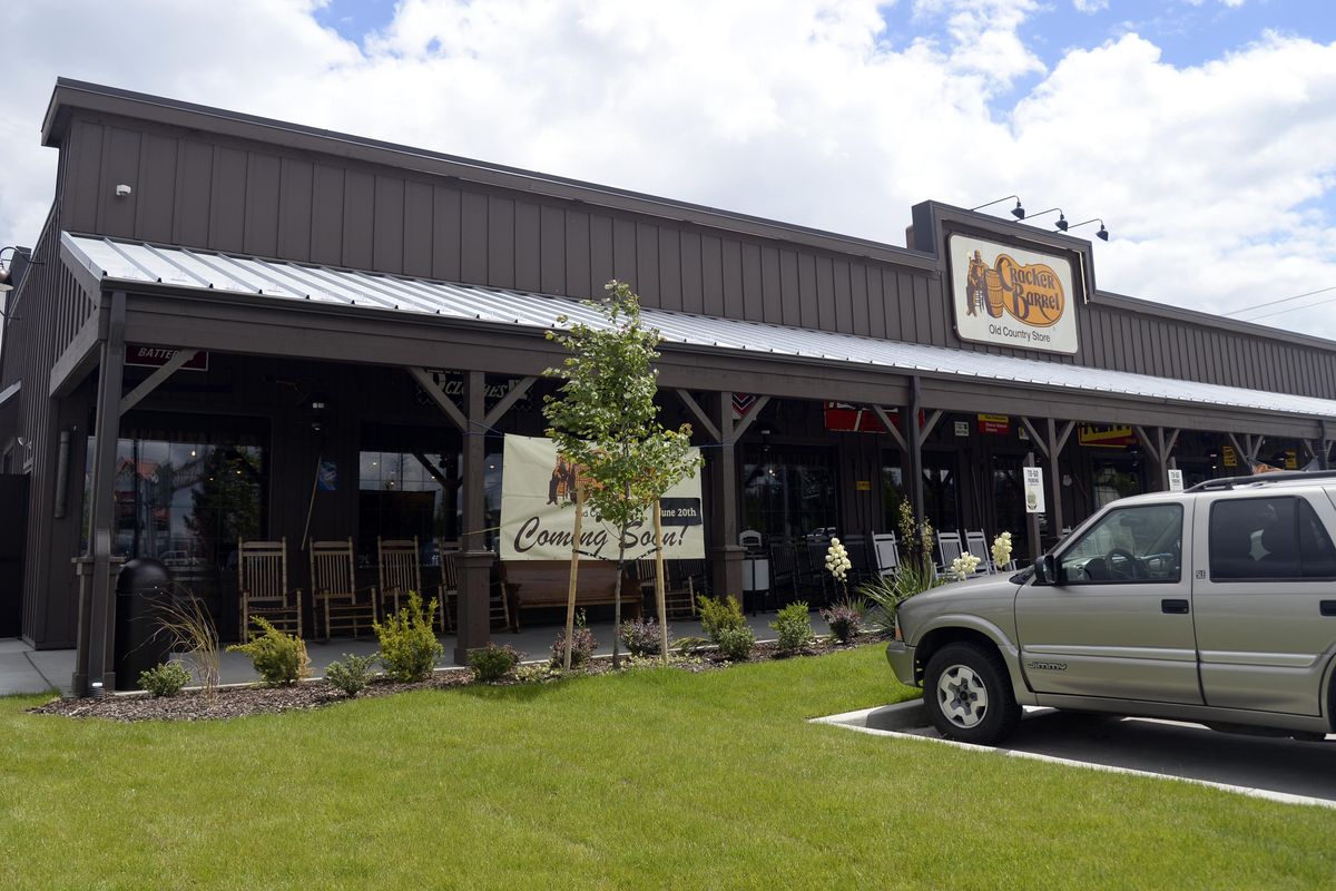 At the new Cracker Barrel restaurant in Coeur d’Alene, there is a country-style exterior and an interior filled with antiques and nostalgic memorabilia. It is the most westerly Cracker Barrel in the giant chain. (Jesse Tinsley / The Spokesman-Review)