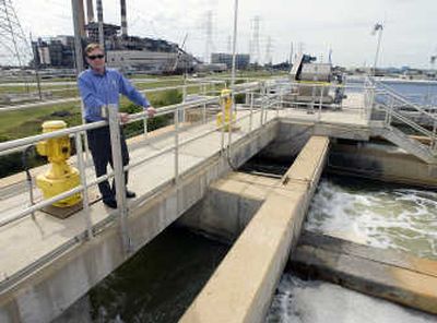 
Ken Herd is  a director at the Tampa Bay Water Desalination Plant,  which produces about 25 million gallons a day of drinking water. Associated Press
 (Associated Press / The Spokesman-Review)