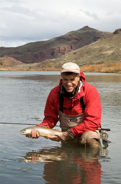 Aquatic biologist Rick Hafele has professional insight on trout diets.Photo courtesy of Rick Hafele (Photo courtesy of Rick Hafele / The Spokesman-Review)