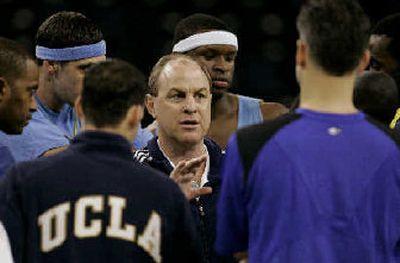 
UCLA coach Ben Howland scary? GU freshman Josh Heytvelt thinks so.
 (Associated Press / The Spokesman-Review)