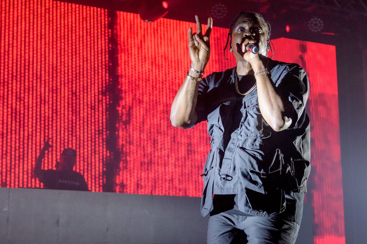 Pusha T performs in Washington, D.C., in 2018.  (Kyle Gustafson/For the Washington Post)