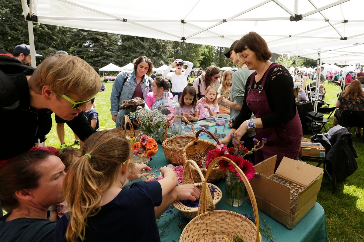 The Manito Park Art Festival is photographed June 11, 2022, in Spokane. The festival returns in 2023 with 100 vendors, music, food, and activities for children.  (Young Kwak for Friends of Manito)