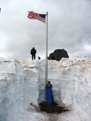 Logan Pass, Glacier National Park on July 14, 2011. (Whitefish Visitors Bureau)