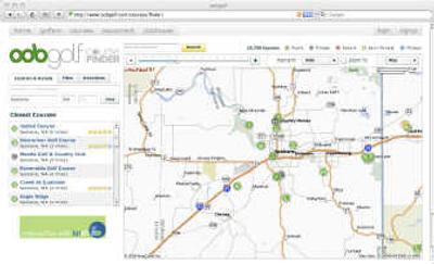 
Oobgolf's course finder is linked with Mapquest to give directions.Courtesy of oobgolf.com
 (Courtesy of oobgolf.com / The Spokesman-Review)
