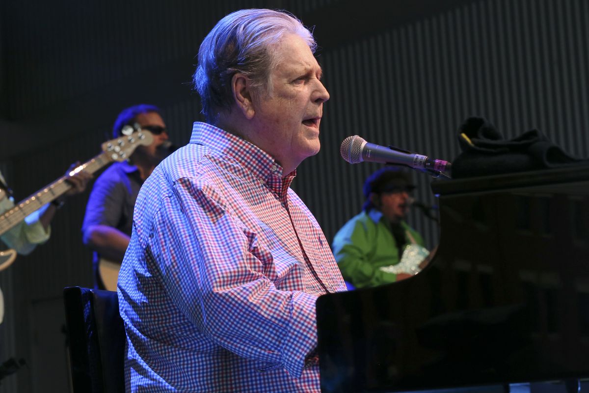 Beach Boys singer Brian Wilson performs in Roanoke, Virginia, in 2016.  (Heather Rousseau/The Roanoke Times/AP)