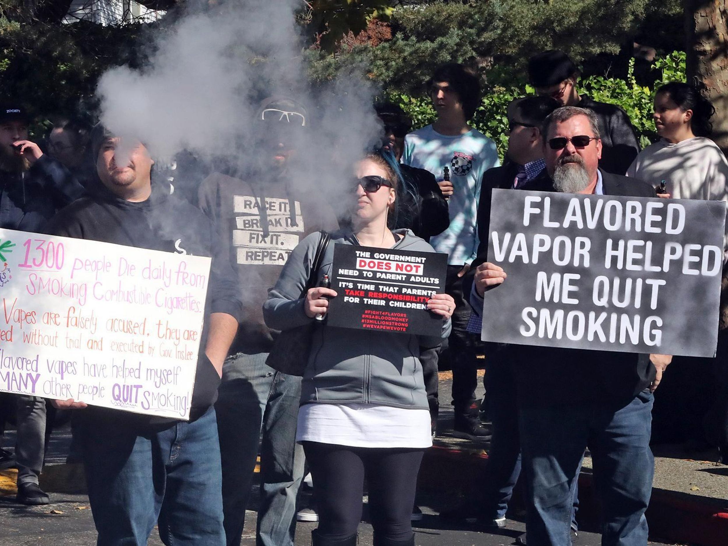 Flavored vape products temporarily banned by Washington State Board of  Health, to chants of 'shame'