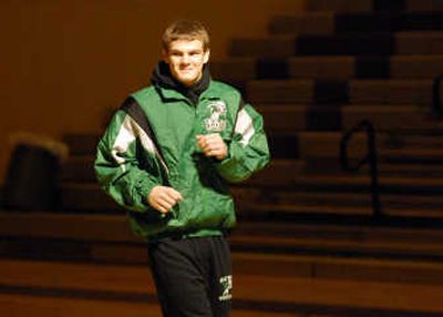 
East Valley's Clete Hanson is always on the run, whether in wrestling, student government or at work. 
 (Jesse Tinsley / The Spokesman-Review)