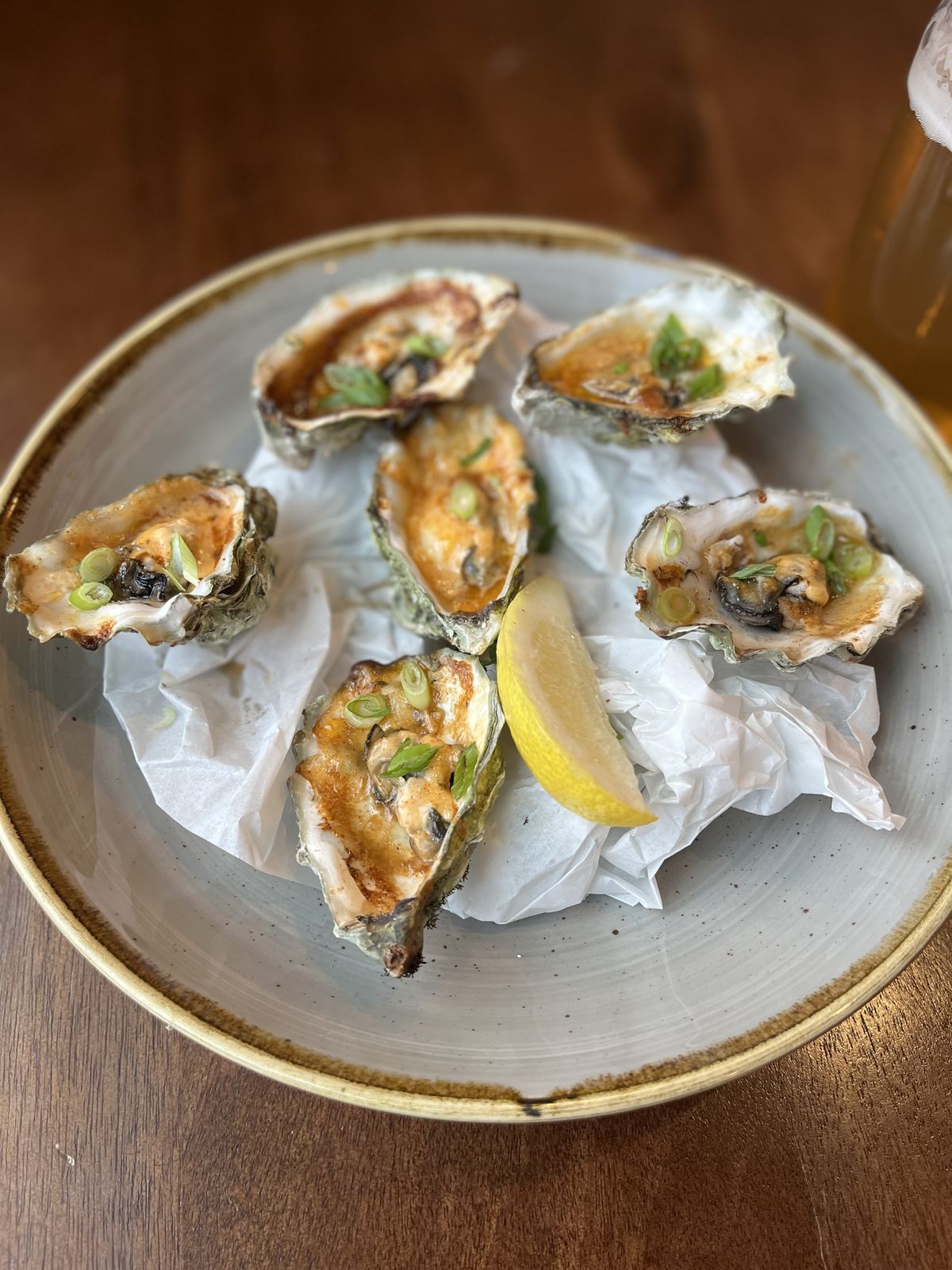 Vieux Carré executive chef Jeana Pecha’s favorite side dish at the restaurant is the grilled oysters.  (Courtesy)