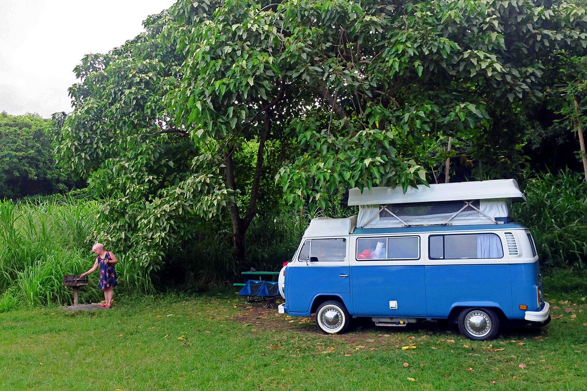 One of the stellar campsites at Kipahulu, on the southeast coast of Maui.  (John Nelson)