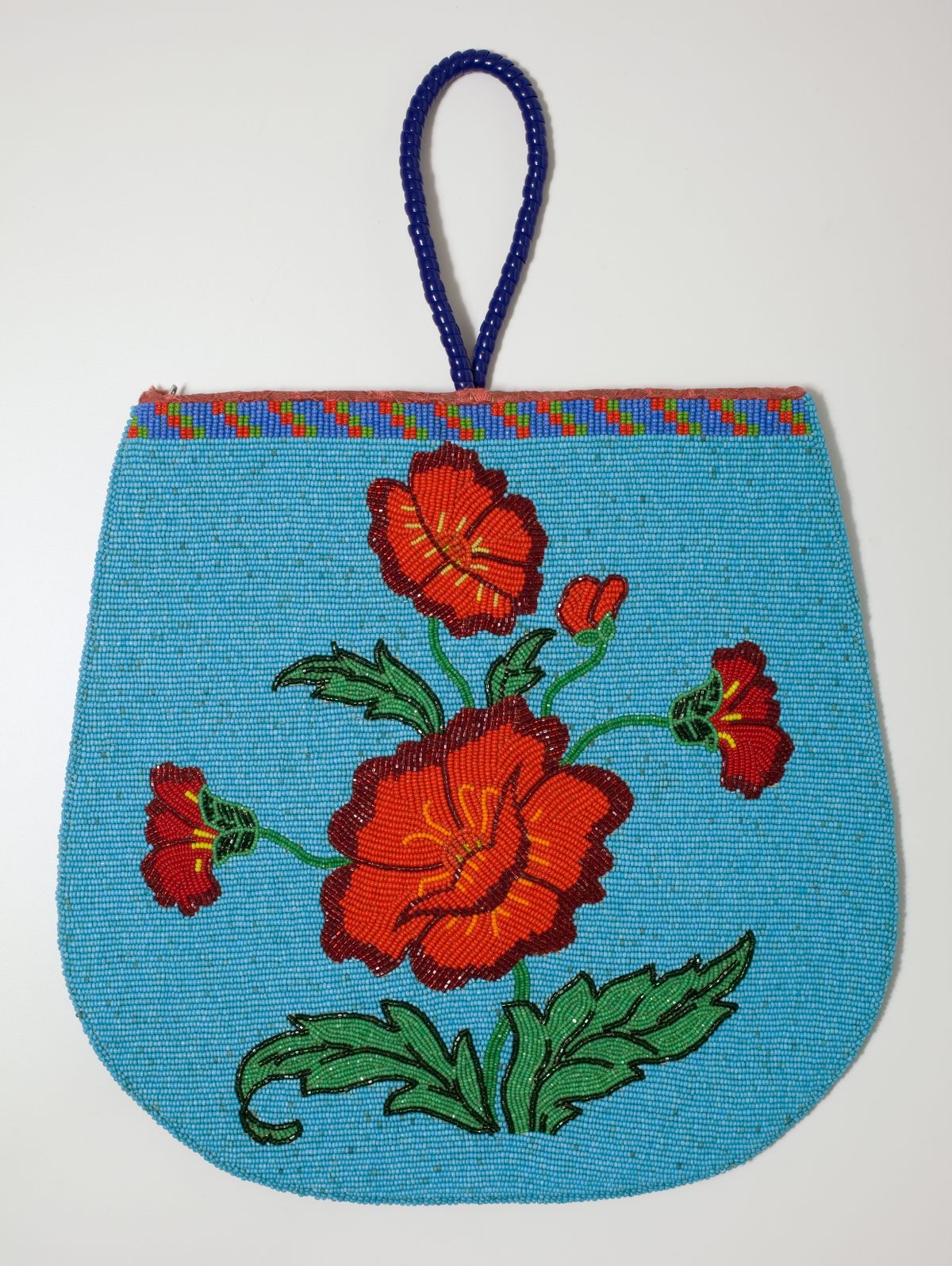 A women’s bag made in the 1950s by Elizabeth Leach Quintana, a member of the Spokane Tribe.  (Northwest Museum of Arts and Culture)