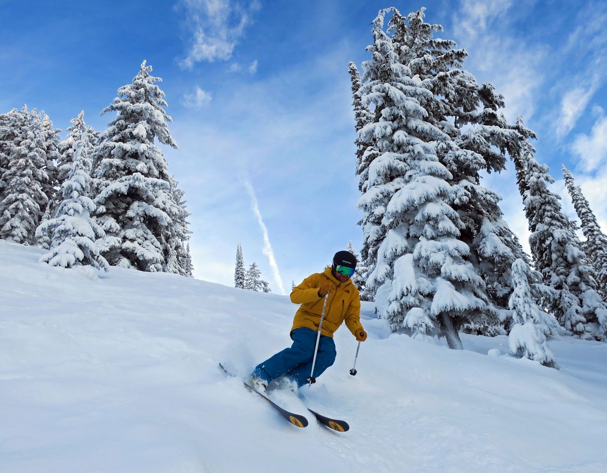 Wardner Peak offers some of Silver Mountain's best powder skiing.  (John Nelson/courtesy)