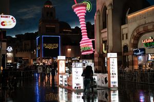 The Miracle Mile Shops are photographed on Tuesday, Mar 1, 2022, in Las Vegas, Nev. (Tyler Tjomsland/The Spokesman-Review)