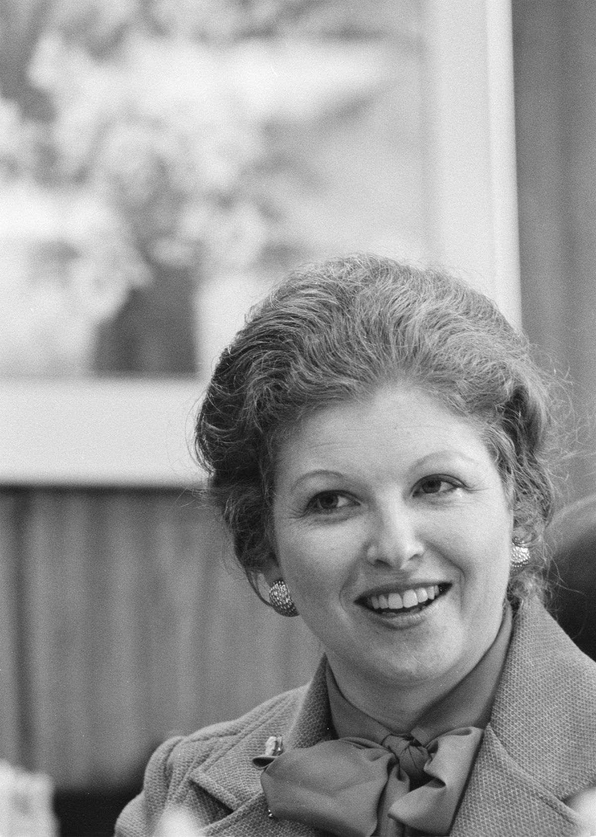 FILE - Sarah Weddington, general counsel at the Agriculture Department, smiles during an interview at her office in Washington on Aug. 31, 1978. Weddington, who at 26 successfully argued the landmark abortion rights case Roe v. Wade before the U.S. Supreme Court, died Sunday, Dec. 26, 2021. She was 76.  (Barry Thumma)