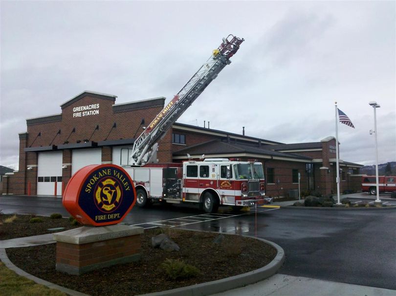 Spokane Valley Fire Department's Greenacres Fire Station.  (Photo courtesy Spokane Valley Fire Department)