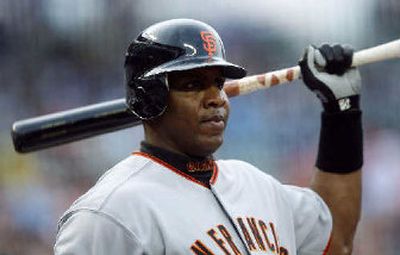 
Barry Bonds' days on diamond may be numbered.
 (Associated Press / The Spokesman-Review)