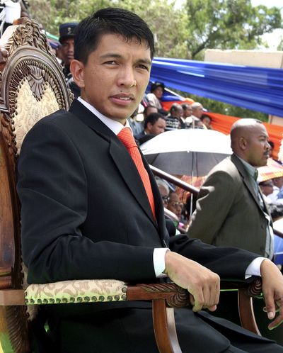 Rajoelina (Wang Lu / The Spokesman-Review)