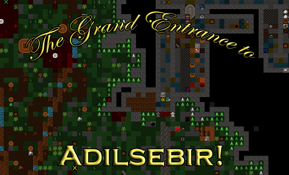 Rather the semi-grand entrance to Adilsebir!