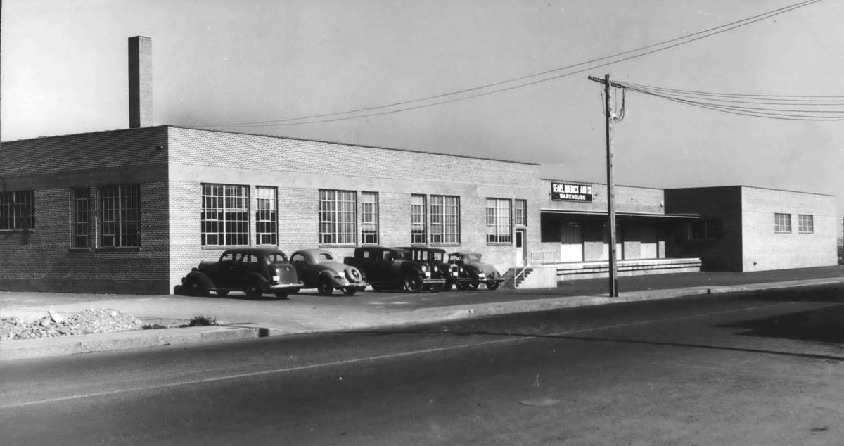 Sears, Roebuck and Co. leased this single story warehouse from the Northern Pacific Railroad in 1938, streamlining the movement of general merchandise to Spokane stores and mail order customers. It’s shown here in a 1939 photo. The unassuming building, designed by Charles I. Carpenter, was also a place where customers could place mail orders and pick up their purchases. Sears vacated the building around 1983. Today, the building houses a charter school called Pride Prep. (THE SPOKESMAN-REVIEW PHOTO ARCHIVE / SR)