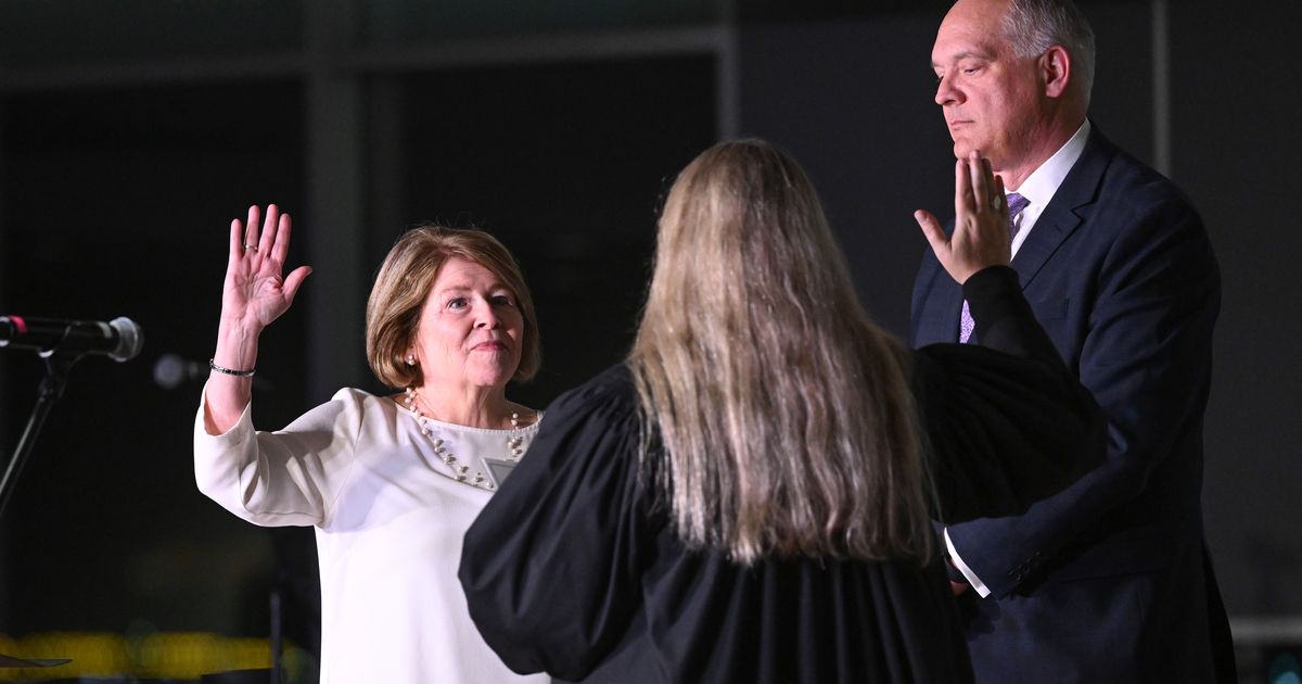 Incoming Spokane Mayor Lisa Brown Sworn In During Wednesday Ceremony ...