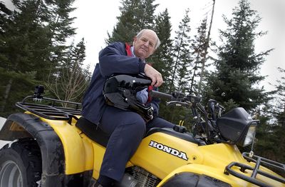 Tom Crimmins, shown in 2004, is an ATV rider and snowmobiler active  in trail  issues. Crimmins opposes the legislative funding deal that took gas tax money away from state parks projects. (File / The Spokesman-Review)
