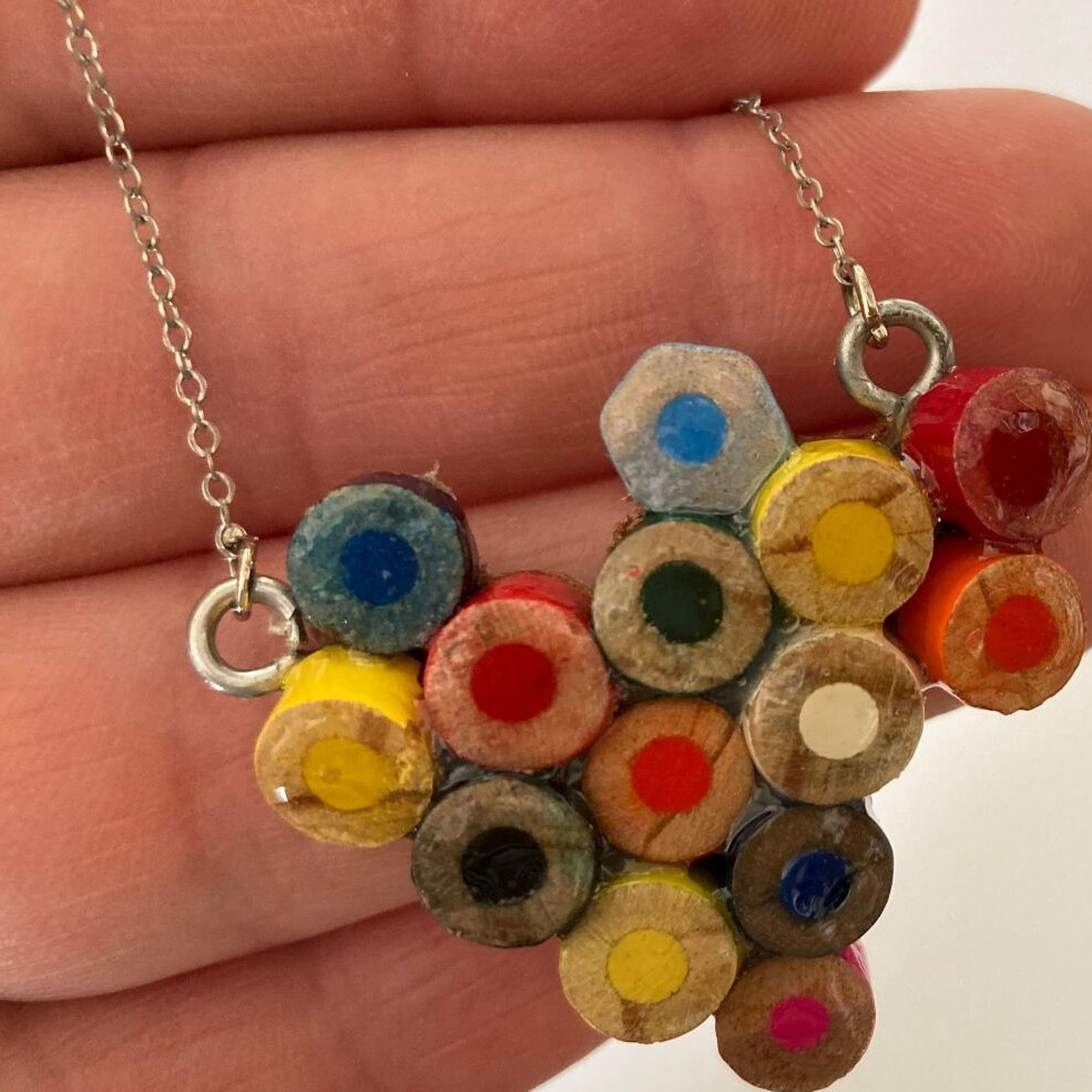 Colored online pencil necklace