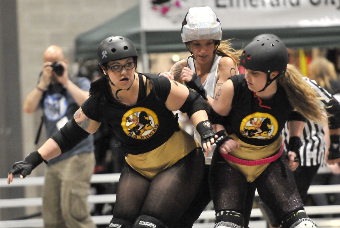 Spokarnage roller derby tournament A picture story at The Spokesman