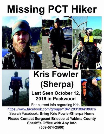 Official searches have been called off for a hiker missing on the Pacific Crest Trail since Oct. 12.