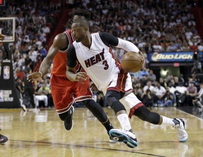 Dwyane Wade, who will reportedly sign with the Chicago Bulls, sponsors a foundation which plans on trying to develop safe-havens for kids in Chicago, his hometown and a place that has long been dealing with a gun-violence epidemic. (Associated Press)
