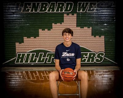 Gonzaga signee Braden Huff, a forward at Glenbard West High School in the Chicago area, was named Mr. Basketball in the state of Illinois on Wednesday.  (Courtesy/Jason Opoka)