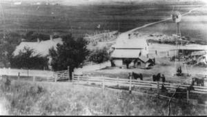 The Morrison Ranch circa 1920’s in the Saltese Flats area of the Valley. Photo donated by Bud Morrison. Photo courtesy of the Spokane Valley Heritage MuseumCourtesy of Spokane Valley Heritage Museum (Courtesy of Spokane Valley Heritage Museum / The Spokesman-Review)