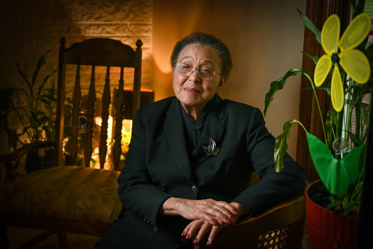 Wilhelmenia Smith-Williams (Sandy Williams' mother) was nominated for one of The Spokesman-Review's 2022 women of the year.  (DAN PELLE/THE SPOKESMAN-REVIEW)