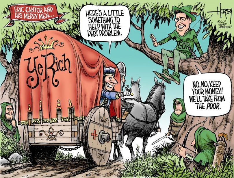 David Horsey,davidhorsey.com,seattlepi.com
Do not tax the wealthy; tax the poor and disenfranchised