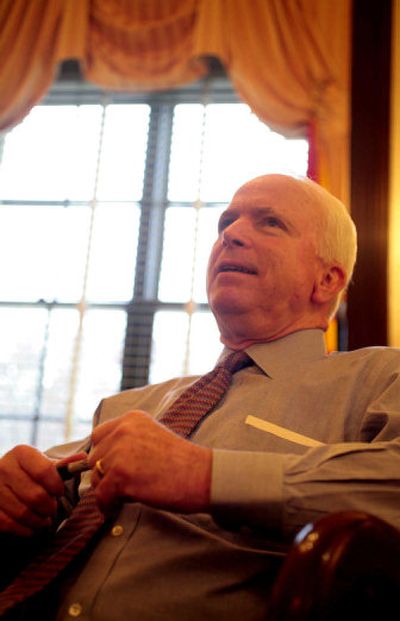 
Senator John McCain, a Republican from Arizona, has recently published a book he hopes will inspire young people and adults to model their behavior on people of extraordinary character. 
 (Washington Post / The Spokesman-Review)