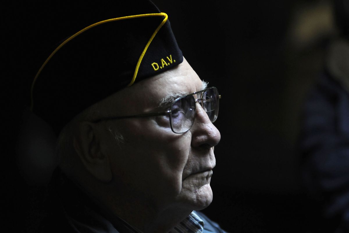 Harry Goedde is a member of the DAV chapter in Spokane County. Goedde, who served in World War II, was shot by a sniper through both legs while serving in Germany.danp@spokesman.com (Dan Pelle)