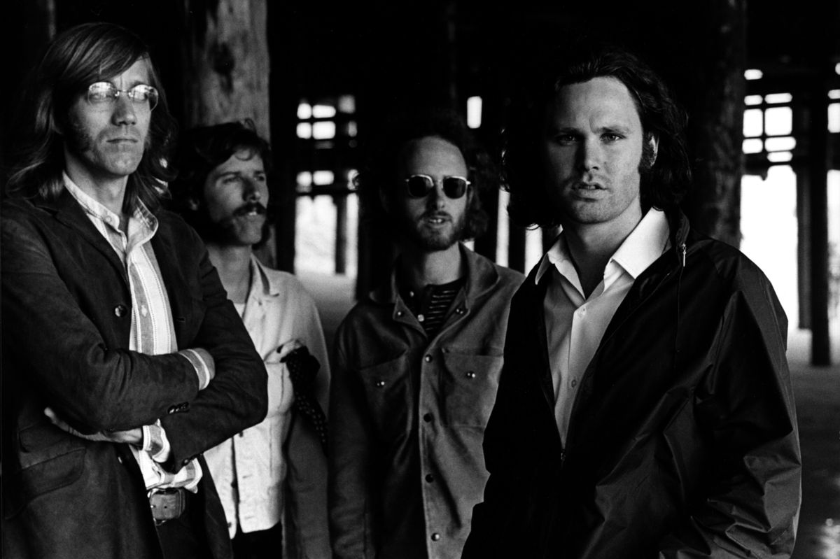The Doors with iconic frontman Jim Morrison at right.  (Henry Diltz)